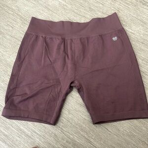 Purple Active Shorts